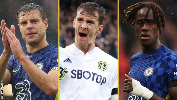 Cesar Azpilicueta (Chelsea), Diego Llorente (Leeds United), Trevoh Chalobah (Chelsea)