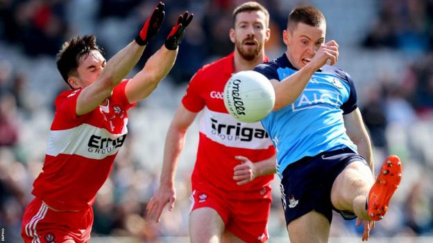 Con O'Callaghan produced a man-of-the-match display for Dublin although he didn't get on the scoresheet himself