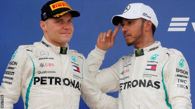 Lewis Hamilton wins in Russia after team orders - BBC Sport