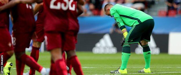 Disgruntled Germany goalkeeper Marc Andre ter Stegen