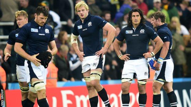 Scotland lost 34-16 to South Africa in Newcastle