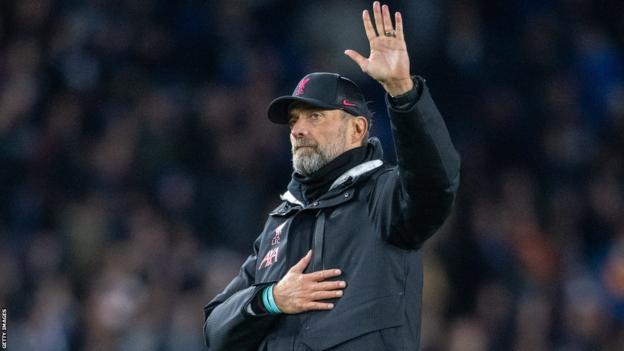 Jurgen Klopp: Liverpool manager has no plans to quit 'unless someone tells me' - BBC Sport