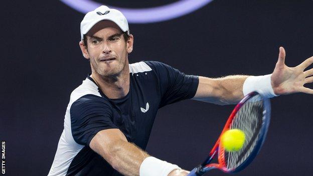 Andy Murray playing at the 2019 Australian Open