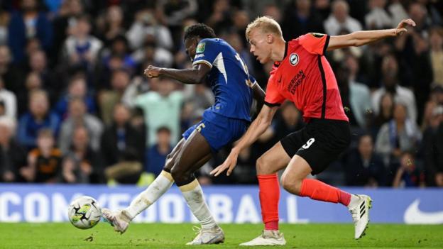 Premier League: Brighton & Hove Albion's new green away kit - BBC Sport