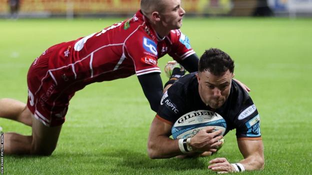 Wing Luke Morgan has scored 24 tries in 86 appearances for Ospreys since joining in 2018