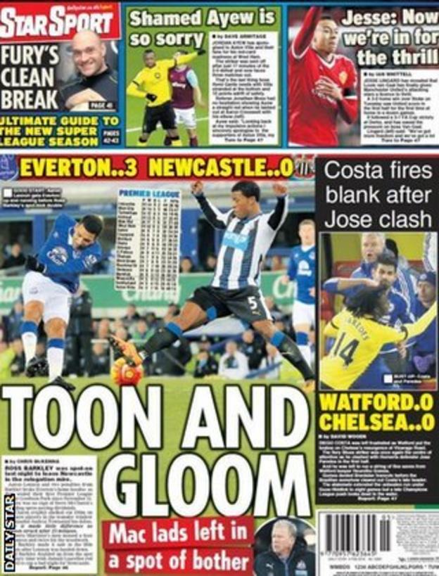 The Daily Star back page