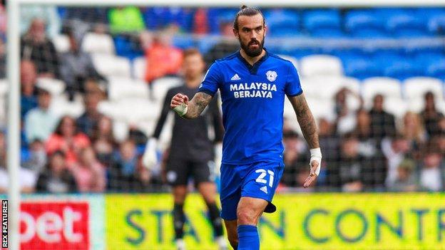 Marlon Pack playing for Cardiff City
