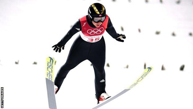 Winter Olympics: Maren Lundby becomes the second women's ski jumping champion - BBC Sport