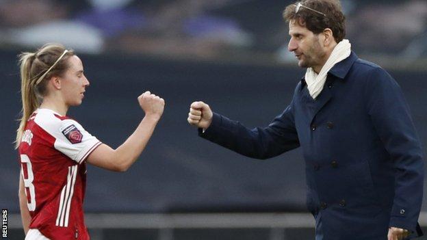 Arsenal Women not ready for Emirates, says manager Joe Montemurro