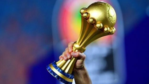 Le trophée de la Coupe d'Afrique des Nations