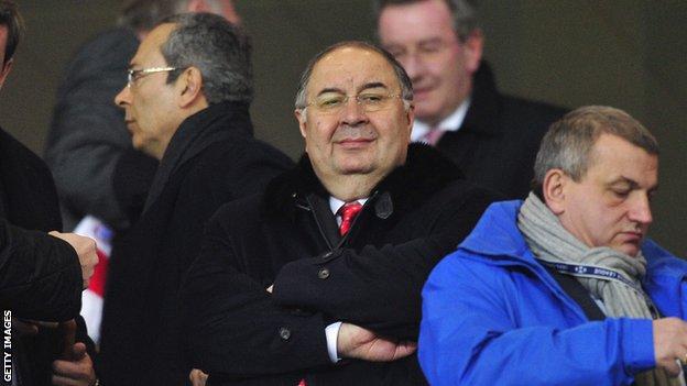 Arsenal shareholder Alisher Usmanov