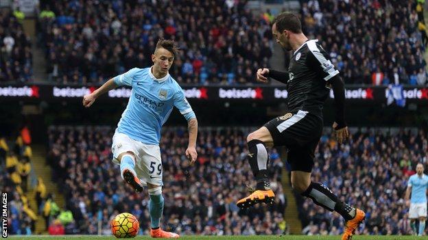 Bersant Celina takes on Christian Fuchs