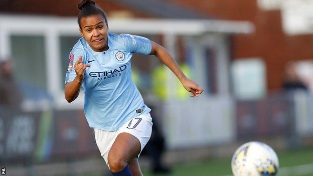 Manchester City player Nikita Parris