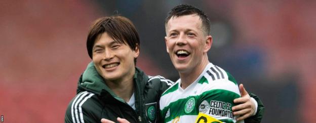 Kyogo Furuhashi and Callum McGregor