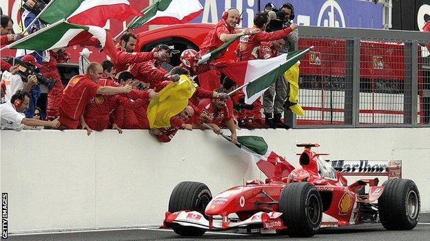 Michael Schumacher at the 2004 Japanese Grand Prix