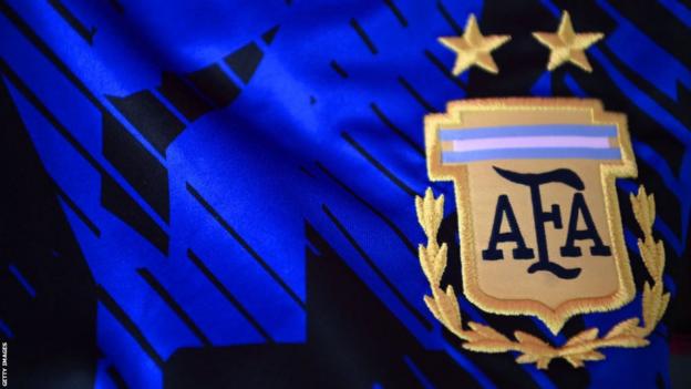 The Argentinian Football Association (AFA) badge