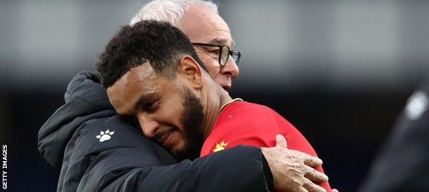 Claudio Ranieri and Joshua King