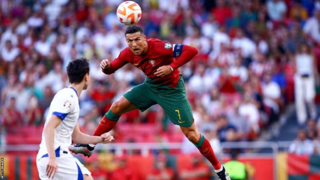 Portugal 3-0 Bosnia-Herzegovina: Cristiano Ronaldo celebrates 199th cap  with win - BBC Sport