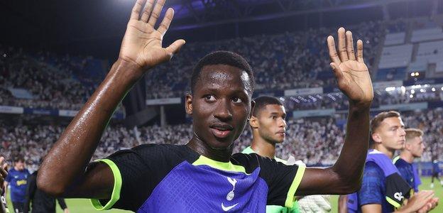 Pape Matar Sarr of Senegal and Tottenham Hotspur