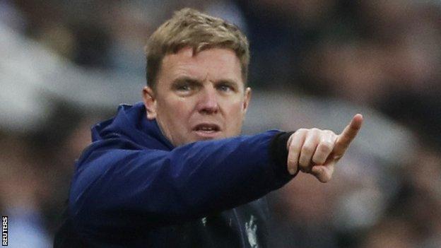 Newcastle United boss Eddie Howe