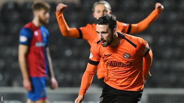 Dundee United scorer Nicky Clark