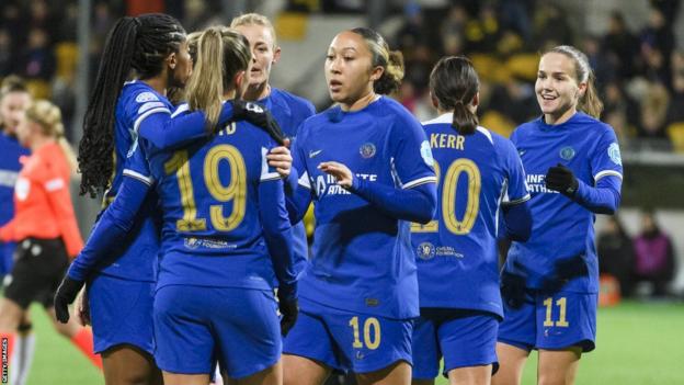 Chelsea Women celebrate