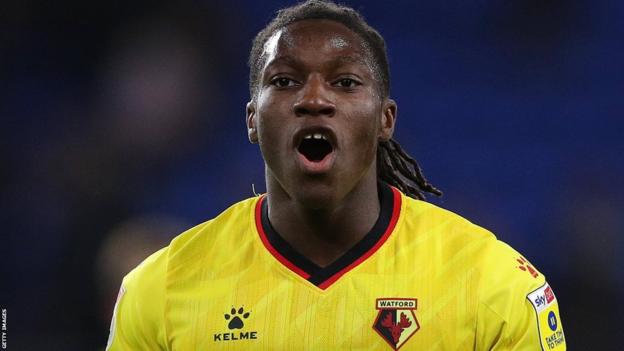 Joseph Hungbo: Watford loan winger to Huddersfield Town for rest of season  - BBC Sport