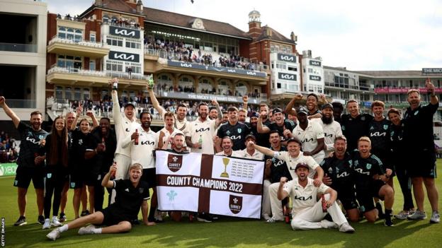 Surrey won the 2022 County Championship