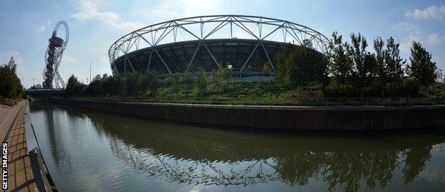 Olympic Stadium in Stratford