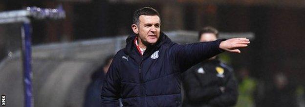 Kenny Miller's hat-trick earned manager Jim McIntyre his first win as Dundee boss