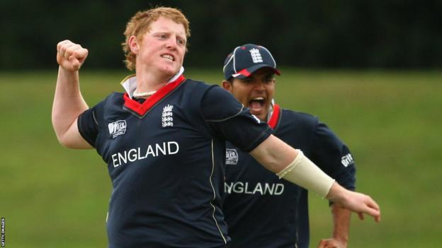 Ben Stokes at the Under-19 World Cup in 2010