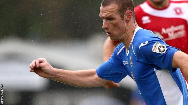 Eastleigh striker James Constable