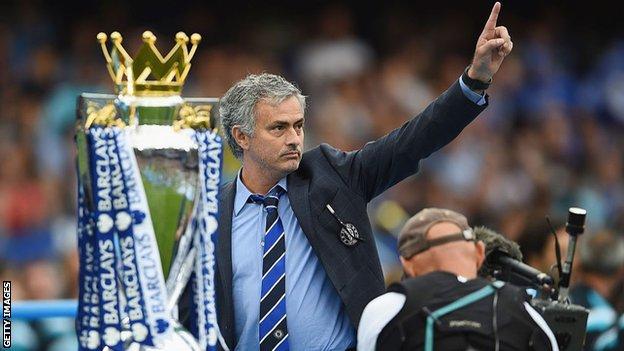 Jose Mourinho a remporté le premier titre de Premier League de Chelsea en 2005