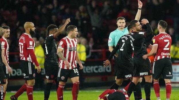 Jake Livermore 39th-minute red card from referee Leigh Doughty was a real turning point in the game