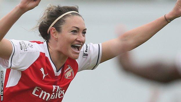 Arsenal Ladies 2 0 Doncaster Rovers Belles Bbc Sport