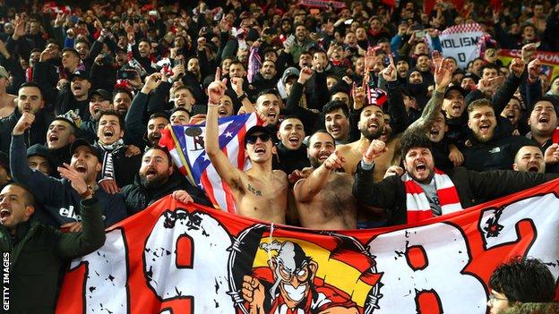 Atletico Madrid supporters