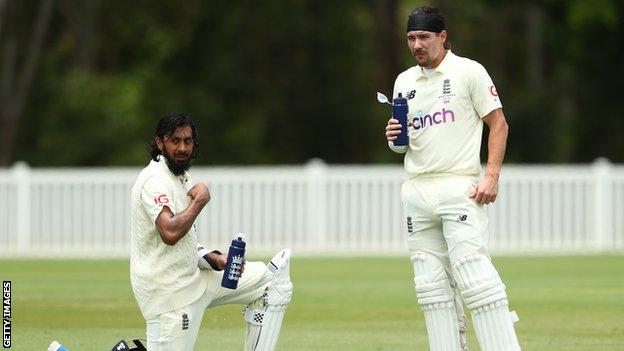 Haseeb Hameed and Rory Burns