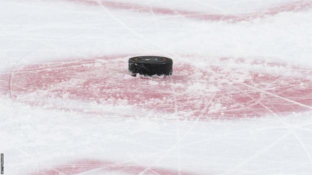 An image of an ice hockey puck