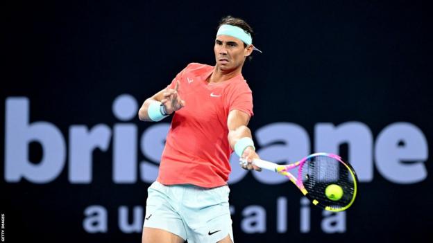 Rafael Nadal at the Brisbane International