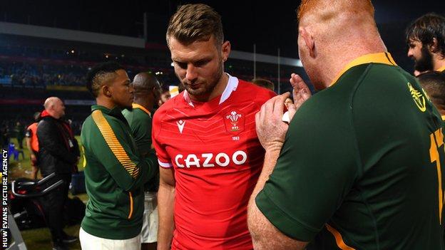 Wales captain Dan Biggar in Pretoria