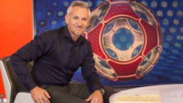 Gary Lineker on Match of the Day