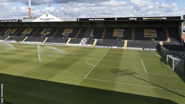 Meadow Lane, home of Notts County Ladues