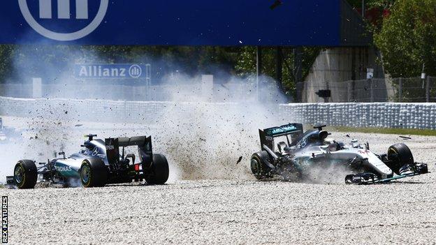 Hamilton and Rosberg