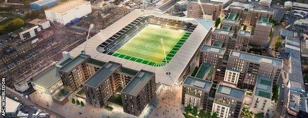 AFC Wimbledon proposed ground at Plough Lane