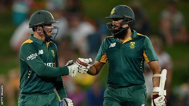 Quinton de Kock and Hashim Amla