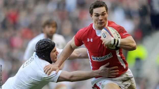 George North's first win against England at Twickenham came in 2012 when Warren Gatland's side won the Triple Crown.