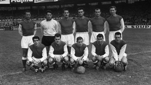Reims team photo in 1959