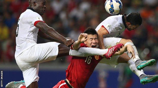 China playing Hong Kong in September