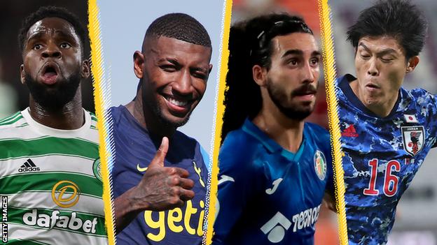 Odsonne Edouard, Emerson Royal, Marc Cucurella, Takehiro Tomiyasu