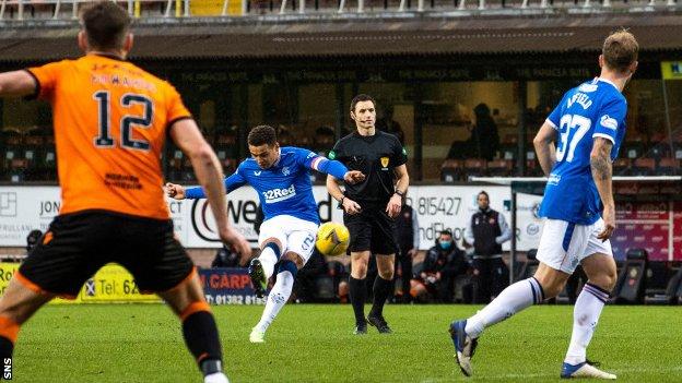 James Tavernier scores for Rangers